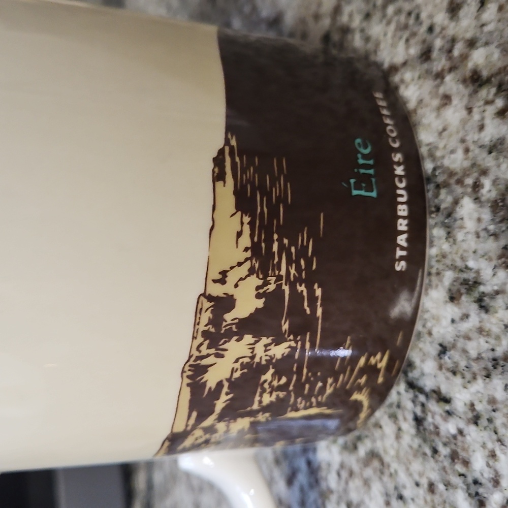 Starbucks Ireland Coffee Mug - Cream and Brown - Picture 2 of 4